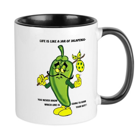 

CafePress - JALAPENO CARTOON Mugs - Ceramic Coffee Tea Novelty Mug Cup 11 oz