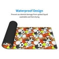 thumbnail image 4 of Pofeuu Colorful Balls Print Desk Mat for Keyboard and Mouse，Computer Desk Matt for Desktop，Large Mouse Pad for Desk，Desk Pads on Top of Desks 12x31.5in, 4 of 8