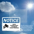 thumbnail image 6 of Video Surveillance In Use On These Premises OSHA Notice Rigid Plastic Sign 10 Inch x 7 Inch - 5 Pack, 6 of 8