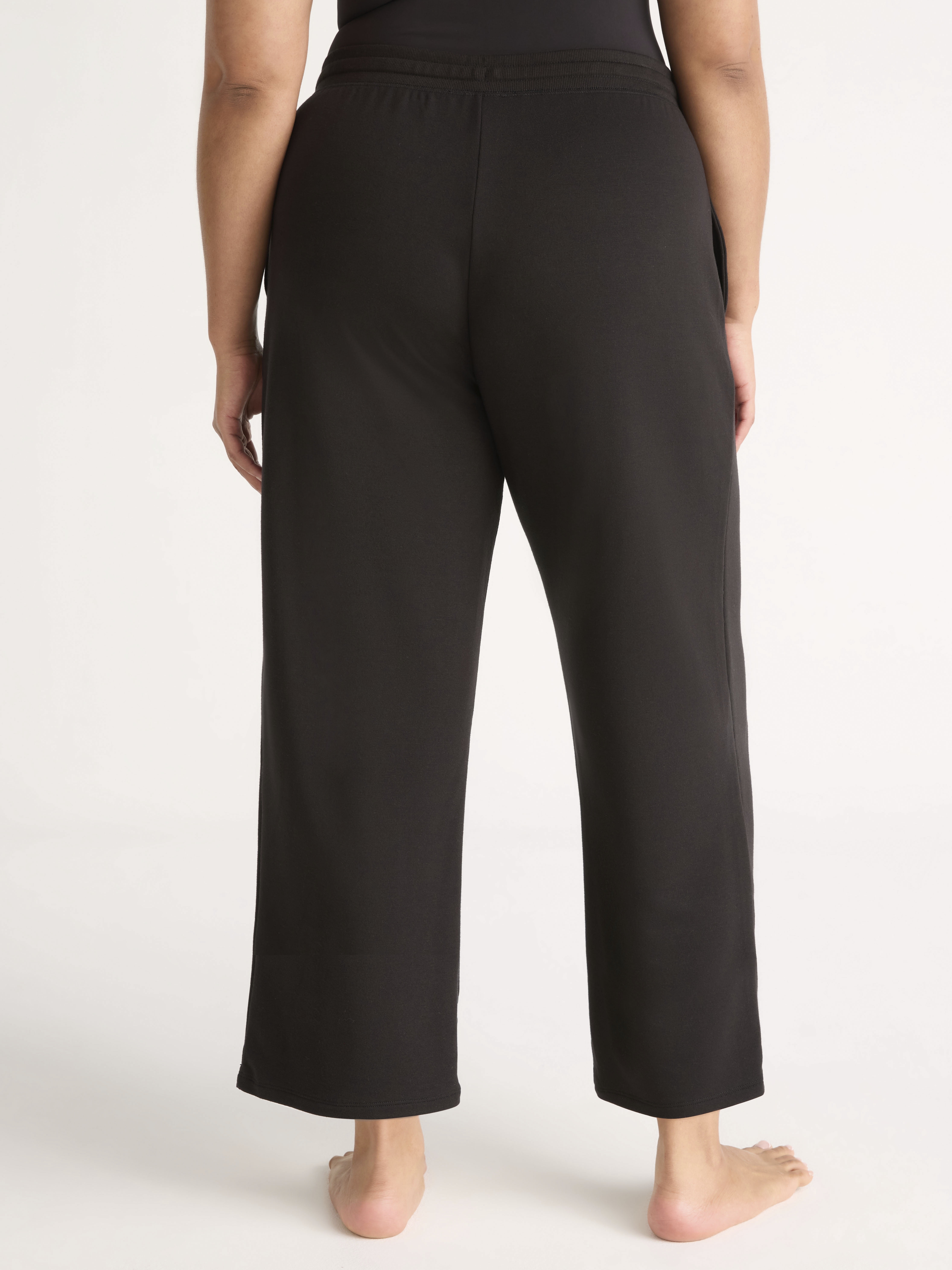 Joyspun Women's French Terry Capri Sleep Pants, 25'' Inseam, Sizes XS-3X