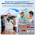 thumbnail image 3 of Auriculares traductores inalámbricos AI ibeacos 3 en 1 144 idiomas, 3 of 8