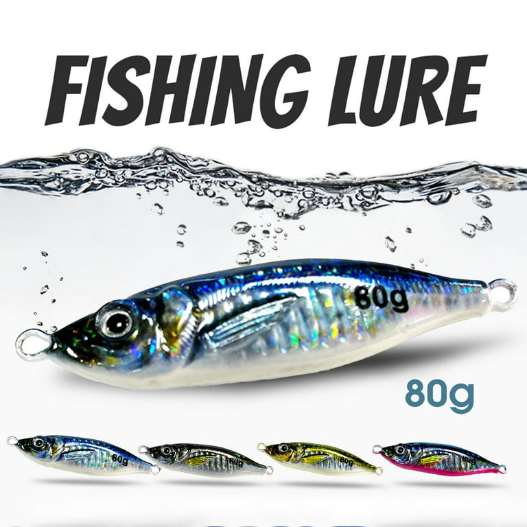 UDIYO 80g/8cm Fish Lure Bait Life-like Tempting Vivid 3D Print Laser S  Shape Hard Metal Artificial Bait for Angling 