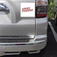 thumbnail image 2 of DistinctInk Custom Bumper Sticker - 4" x 4" Decorative Decal - White Background - Angry Feminist, 2 of 2