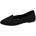 thumbnail image 1 of Mocasín Ballet Plano de Punto Cleo Sherlock para Mujer Skechers Negro, 1 of 7