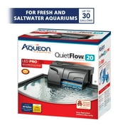 Aqueon QuietFlow LED PRO Aquarium Power Filter Size 20