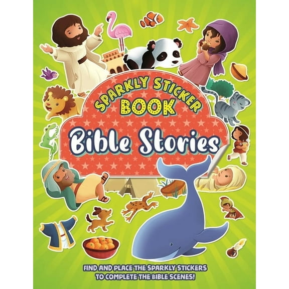 Bible Stories: Sparkly Sticker Book, (Paperback)