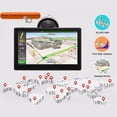 thumbnail image 6 of LNGOOR GPS Navigator, 7-inch HD Touch Screen, Lifetime Map Update, Automotive GPS Navigation System, 8 GB Portable SAT NAV Vehicle Navigator, with Driver Alarm, Real Voice, Turn-through, 6 of 6