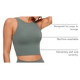 thumbnail image 4 of Sostén CRZ YOGA Butterluxe Cuello Alto U Espalda Acolchado Gris L, 4 of 5