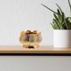 thumbnail image 4 of Ceramic Lotus Flower Incense Burner Golden Incense Holder for Home Use, 4 of 5