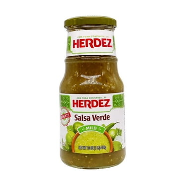 HERDEZ Salsa Verde Mexican Salsa  Tortilla Chip Dip  Mild  16oz Jar (Pack of 3)