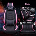 thumbnail image 2 of Auto Car 5 Seats 5-Seats PU Leather Front Rear Cushion Car Seat Cover With Waist Pillow Universal, 2 of 2