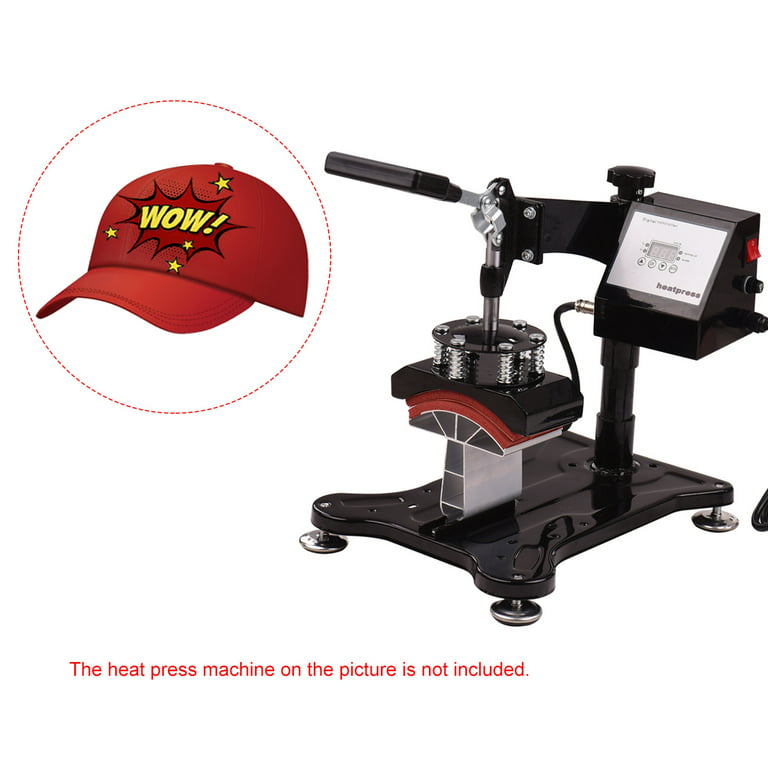 Andoer Hat Press Mat Pad Heating Transfer Attachment Silica 5.5x3 Inch for  Heat Press Machine Hat Heating Machine 
