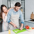 thumbnail image 5 of Bxaolu Large Cutting Board, Dishwasher- Safe Plastic Chopping Board for Kitchen with Easy Grip Handle, 11.5 x 7.5inch, Green, 5 of 8