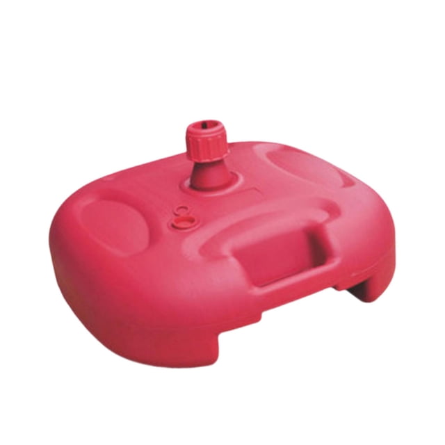 S SERENABLE Support de Parasol de Jardin Accessoire Porte-Parasol pour Été Plage Pelouse Extérieur Rouge
