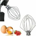 thumbnail image 2 of Stainless Steel Whisk Attachment Compatible with KitchenAid K45WW WP9704329 KSM150 KSM160 K45 KSM90 Stand Mixer, 2 of 5