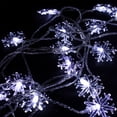 thumbnail image 1 of Serie de Luces Navideña Copo De Nieve 20 Focos Led Luz Blanca Importadora La Merced 4 Mts, 1 of 4