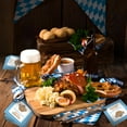 thumbnail image 5 of 50pcs Oktoberfest Party Supplies Napkins - Oktoberfest Blue and White Paper Luncheon Napkins for Oktoberfest Table decorations, 5 of 5