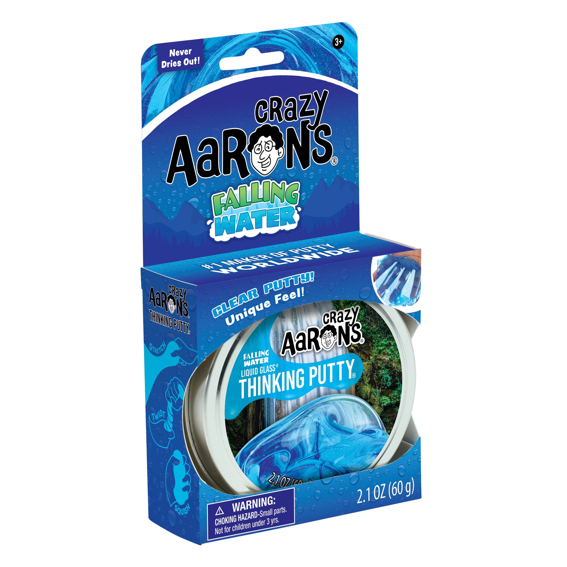 Falling Water - 3.5" Thinking Putty Tin