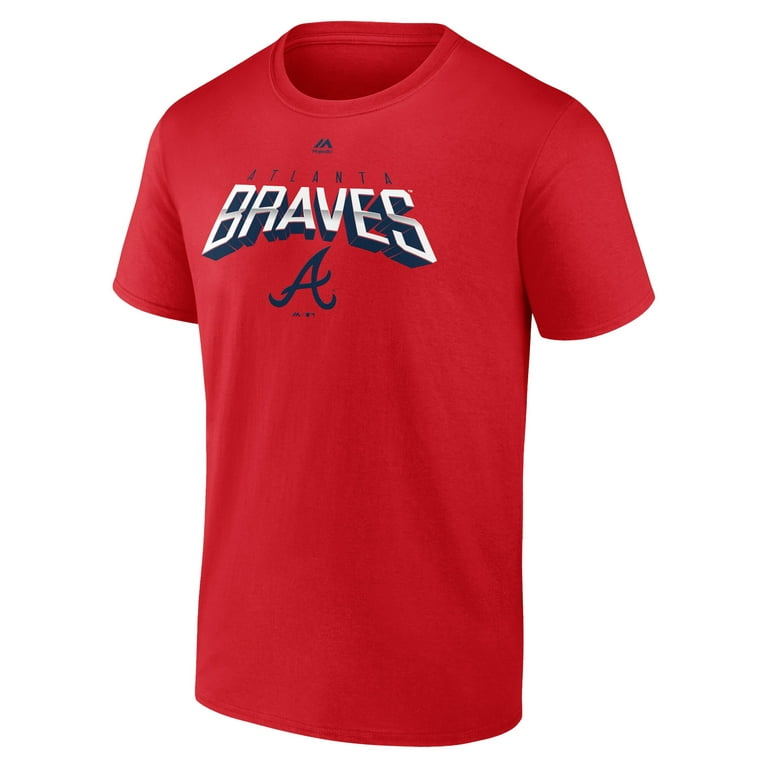 Men's Fanatics Branded Red Atlanta Braves Sweep T-Shirt