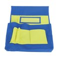 thumbnail image 2 of Chair  Back Organizer, Chairback Pocket Strong Stitching Clear Label Slot Washable  For School, 2 of 8