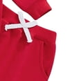 thumbnail image 5 of Quealent Christmas Baby Boy Girl Outfit Long Sleeve Pullover Sweatshirt Pants 2Pcs Set Toddler Baby Xmas Fall Winter Clothes (Watermelon Red, 6-12 Months), 5 of 8