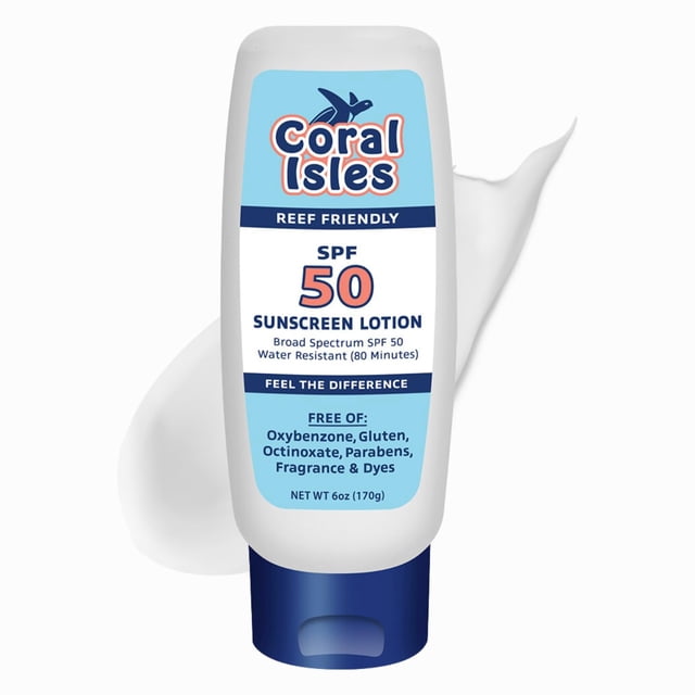 Protector Solar Coral Isles SPF 50 177 ml Resistente Al Agua