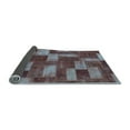 thumbnail image 2 of Ahgly Company Indoor Square Abstract Light Blue Modern Area Rugs, 6' Square, 2 of 4