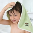 thumbnail image 5 of FEOLGEHLY 1 Pcs Cute Hand Towels for Kids, 10x20 inch Soft Bath Hand Towels, Quicker to Dry, Lightweight and Highly Absorbent Face Towels for Bathroom Kitchen Travel, Green, 5 of 7