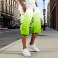 thumbnail image 5 of CONZONE Mens Cargo Shorts Gradient Color Straight Leg Cargo Shorts for Men Lightweight Relaxed Fit Outdoor Workout Shorts With Pockets, 5 of 5