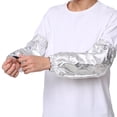 thumbnail image 4 of Heat Resistant Sleeve 1000 Degrees Celsius Aluminum Foil High Temperature Sleeves Smelting Boiler Welding Work, 4 of 6