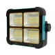 thumbnail image 3 of Luz de trabajo LED recargable, Luz solar de trabajo LED Luz de trabajo con energía solar Luz de trabajo LED impermeable Los mejores materiales Jadeshay A, 3 of 8