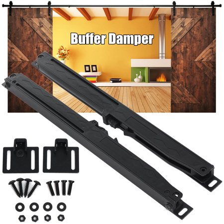 2x Sliding Barn Door Hardware Buffer Damper Soft Close Drawer