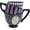 Black & Purple, variant on Silver Buffalo Star Wars Boba Fett’s Helmet with Battle Scars Ceramic 3D Sculpted Mug, 20 Ounces