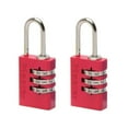 thumbnail image 4 of Master Lock - Aluminium 3-Digit Combination 20mm Padlock Colour x 2, 4 of 4