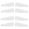 thumbnail image 3 of CTIRCHIU 8 Pcs Butée de Porte Sécurité PVC Transparent pour Usage Domestique, 3 of 7