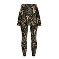 thumbnail image 5 of FUIALDOLG Mushroom Athletic Skirt with Leggings for Women Cute MushroomsTennis Golf Skorts Stretchy High Waist Yoga Pants Trousers Picckleball Clothing,Size 3XL, 5 of 7