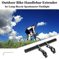 thumbnail image 3 of Rallonge de Guidon de Vélo 25cm Rallonge de Vélo Support Double Pinces Compteur de Vitesse Support, Carbone, 3 of 9