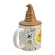 thumbnail image 3 of Tarro Cerámica con Tapa Diseño Esculpido en 3D, Sombrero Seleccionador, Taza para Bebidas Calientes, Diseño Escudo Hogwarts con Elementos Mágicos, Capacidad 532 ml, 3 of 8
