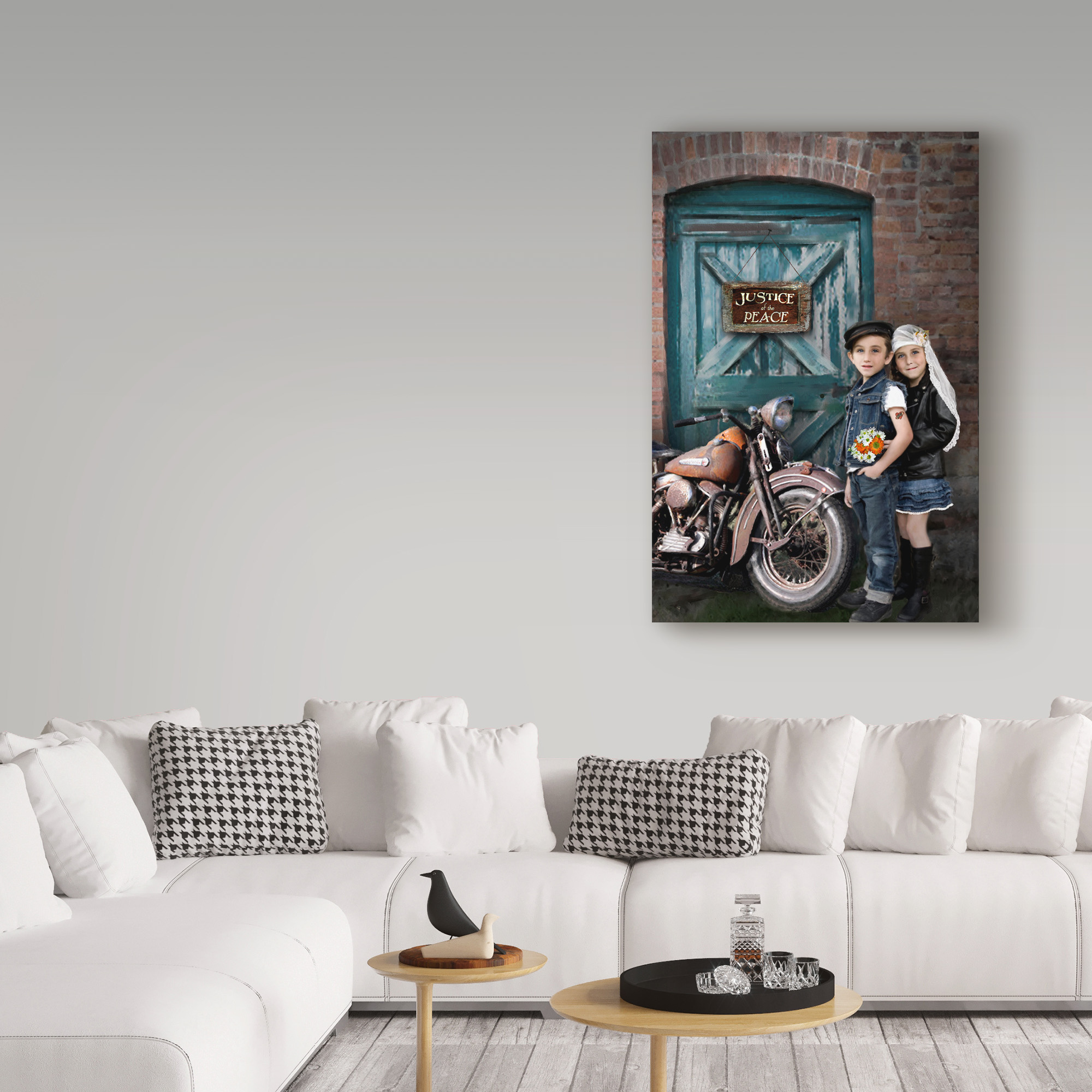 Trademark Fine Art 'Born Ride' Canvas Art by Sharon Forbes