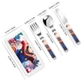 thumbnail image 2 of Picia Mario Pattern Toddler Utensils, Children's Knife, Fork And Spoon Set,Kids Silverware Set with Handle, 430 Stainless Steel, 2 of 8