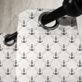 thumbnail image 3 of Ambesonne Anchor Grommet Curtain, Abstract Retro Sailing, 50" x 72", Off White Black, 3 of 6