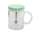 thumbnail image 1 of TIELUTT High Speed Mixing Cup Glass Self Stirring Travel Coffee Cup Self Stirring Coffee Cup Large Mugs 15oz Coffee Mug Set with Mug Set with Writing Ocean Glassware Winter Coffee Mugs for Women, 1 of 3