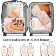 thumbnail image 5 of Compression Packing Cubes for Suitcases, 6 Set Travel Luggage Organizer Bags, Lightweight Waterproof Smell Proof Bohemia Packing Cubes as Travel Accessories for Women, 5 of 6