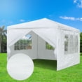 thumbnail image 5 of Yescom 10x10' White Outdoor Wedding Party Patio Enclosed Canopy Tent w/ Removable Side Wall Canopy for Fetes Event, 5 of 12