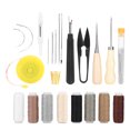 thumbnail image 1 of Leather Repair Kit, Leather Working Kit Leather Sewing Kit, Leather Craft Tool Kit For Sewing DIY, 1 of 8