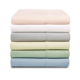 thumbnail image 3 of Superior Egyptian Cotton 400 Thread Count Solid Sheet Set, Twin XL, Pink, 3 of 3