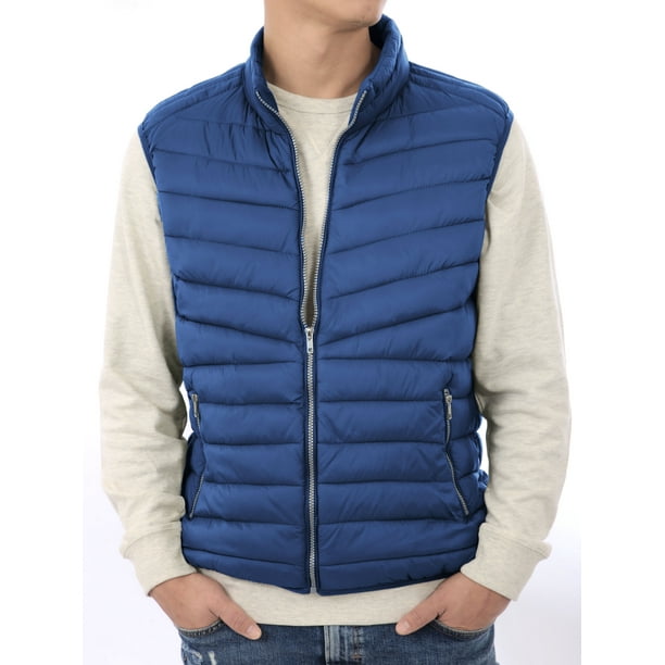 Ma Croix - Ma Croix Mens Ultra Light Puffer Down Vest Polyester Padded ...
