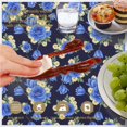 thumbnail image 6 of Pioneer Flower Floral Print Pattern Round Tablecloth 60 X 60 Inch, Wrinkle Resistant Wipeable Table Cloth for Kitchen Dining Picnic Patio Party, 6 of 6
