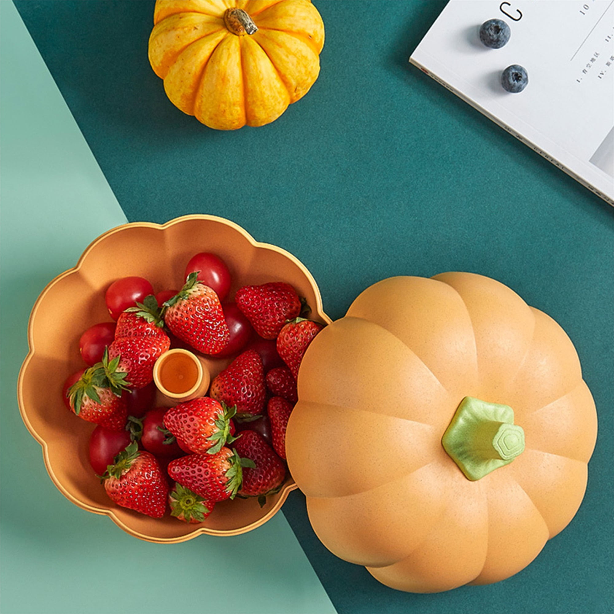 Kit Décorations Automne/Halloween 110 Pièces - Citrouilles, Feuilles, Glands, Pommes De Pin - Pour Table, Mur