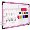 thumbnail image 1 of Pizarra blanca con calendario de borrado en seco Polegas, 40 x 30 cm, con accesorios, 1 of 8